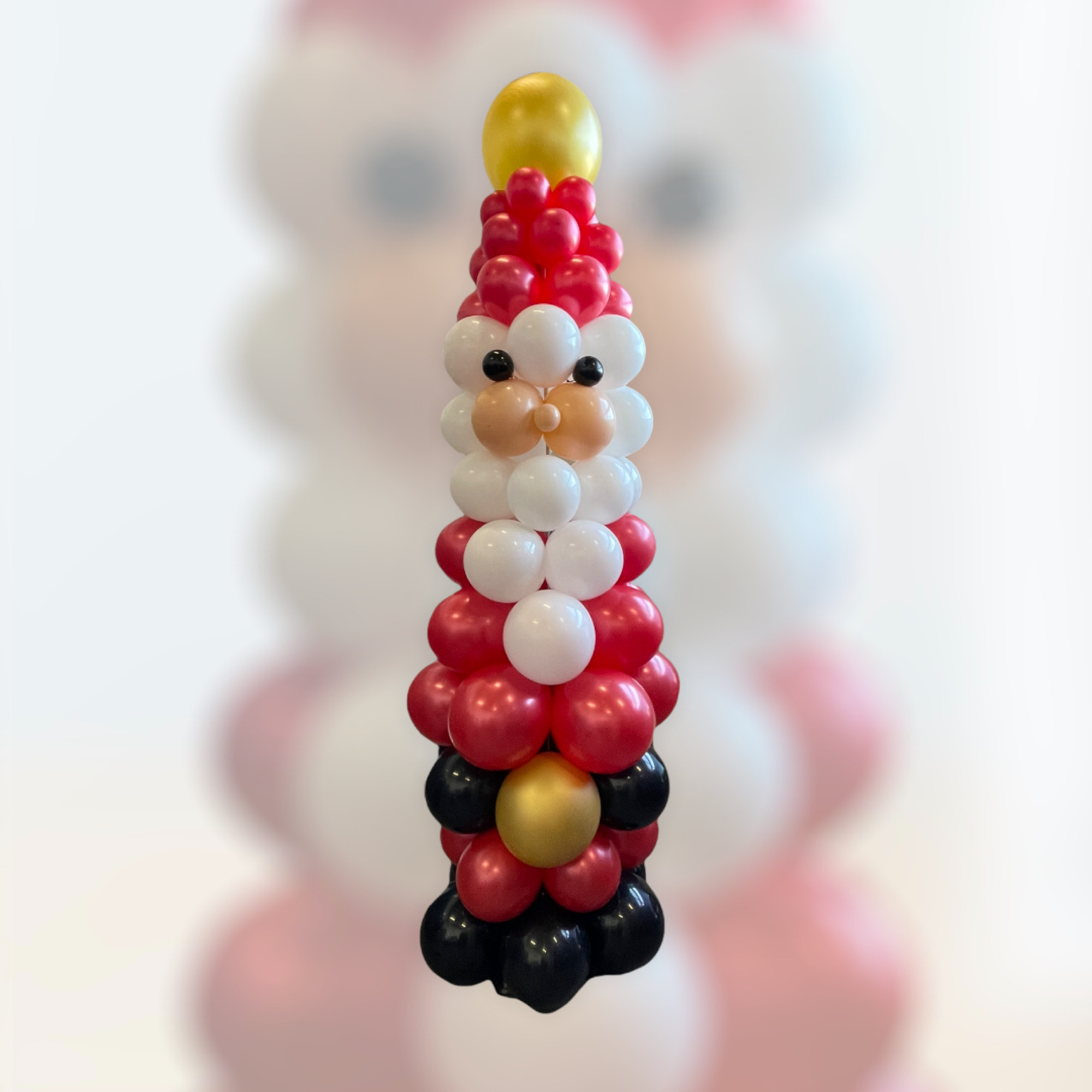 Ballonpilaar Kerstman XXL