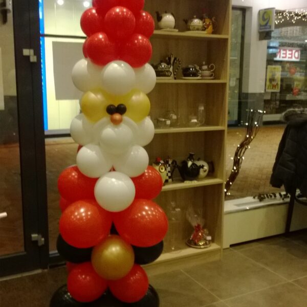 Ballonpilaar Kerstman XXL