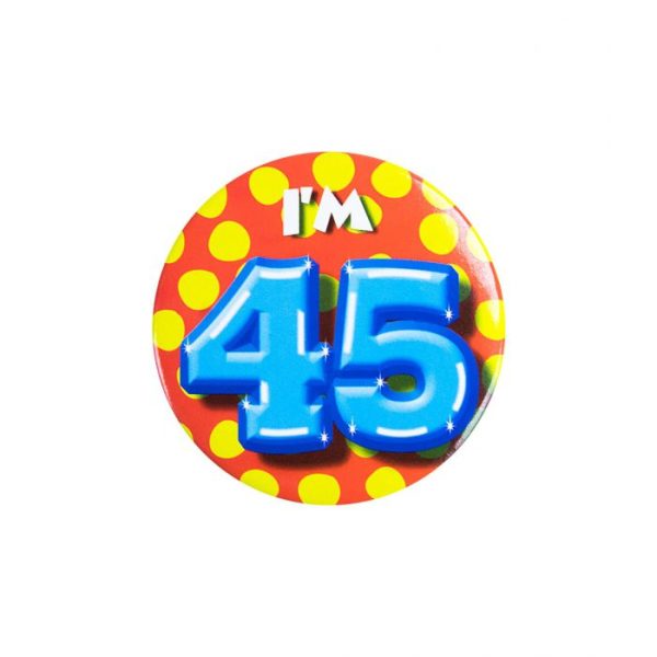 button I'm 45 jaar